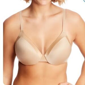 Maidenform Comfort Devotion‎ T-Shirt Underwire Full Coverage Bra 34C Black Nwt